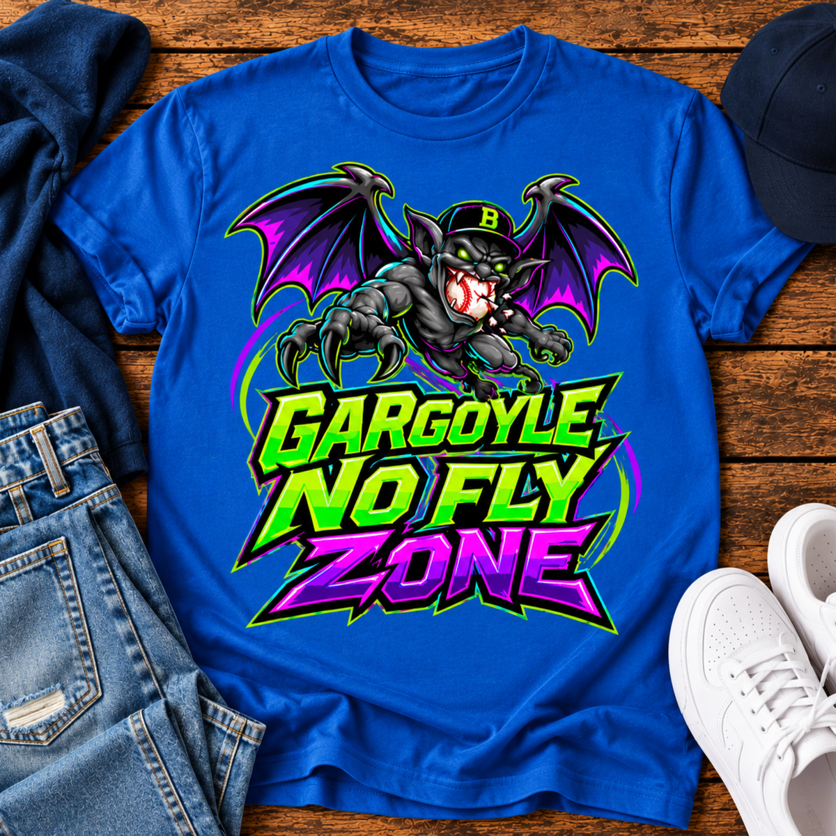 Gargoyle No Fly Zone Youth T-Shirt