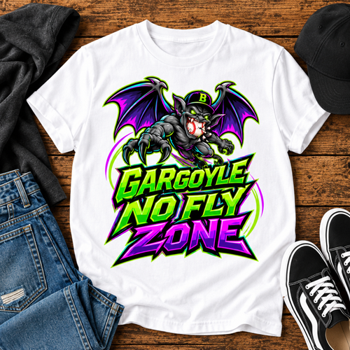 Gargoyle No Fly Zone Youth T-Shirt