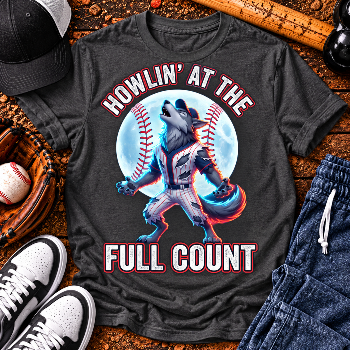 Howling at the Full Count Youth T-Shirt